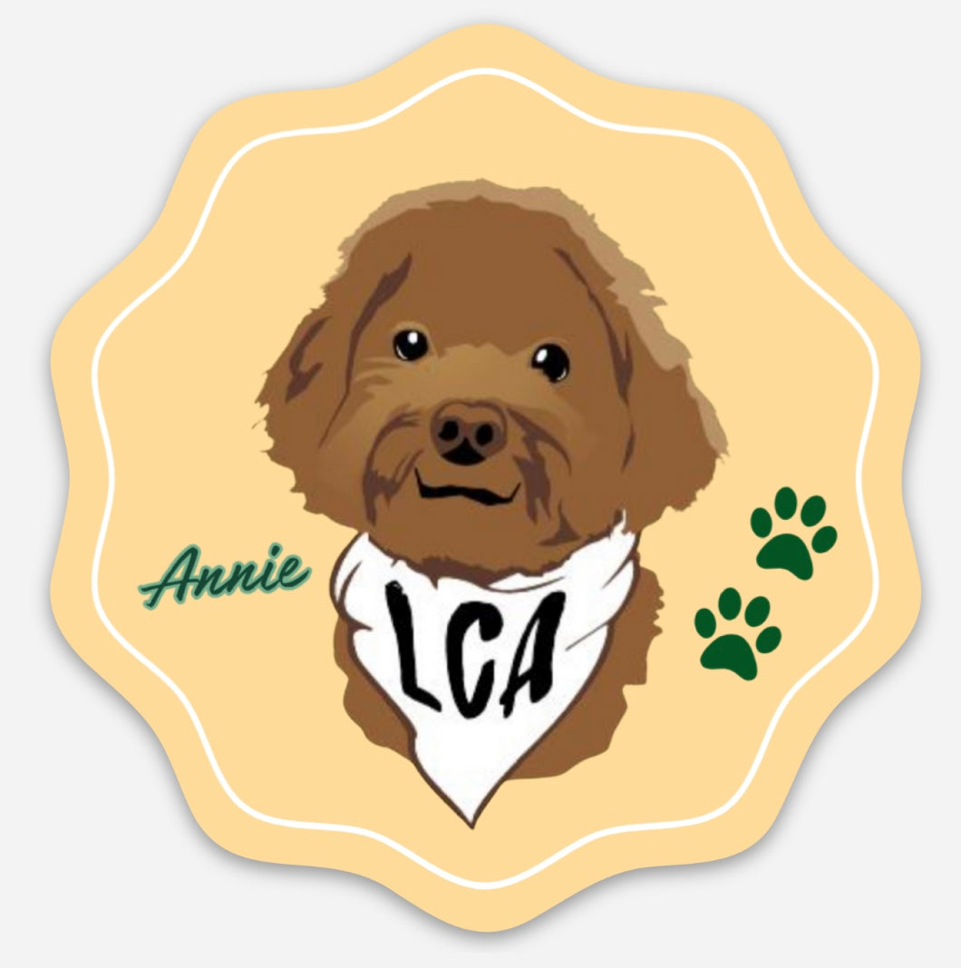 ANNIE DOG STICKER