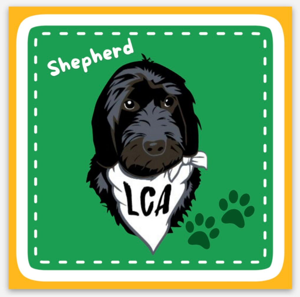 SHEPHERD DOG STICKER