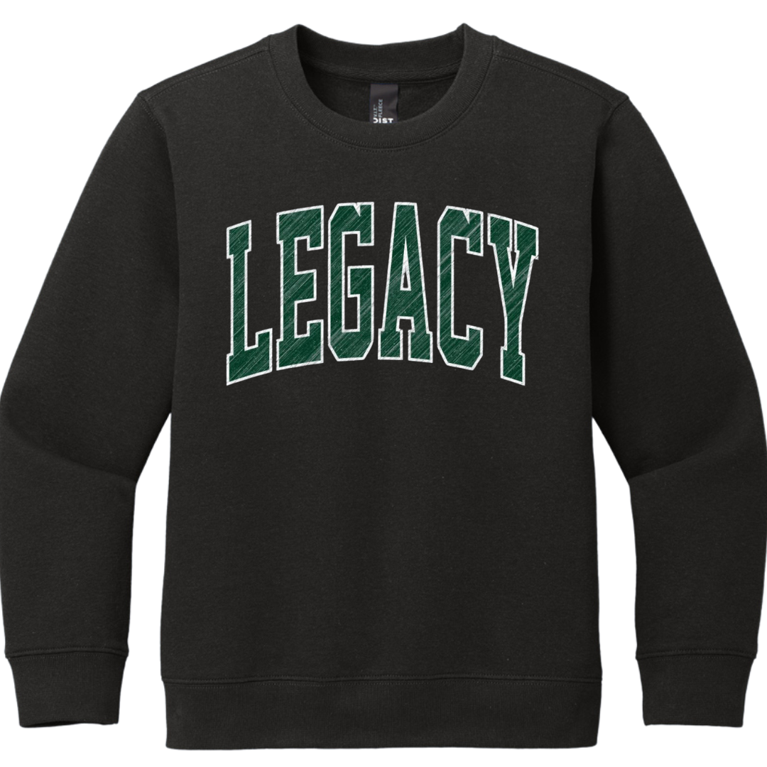 LUKE BLACK CREWNECK