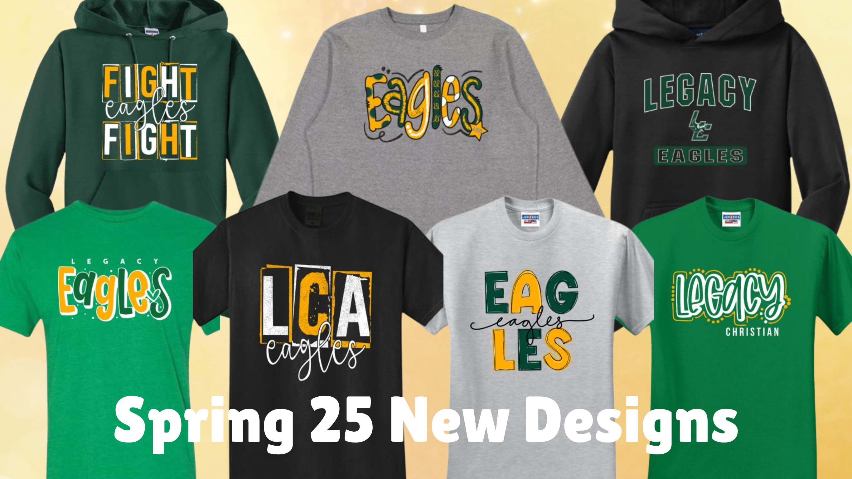 Spring 25 new designs banner