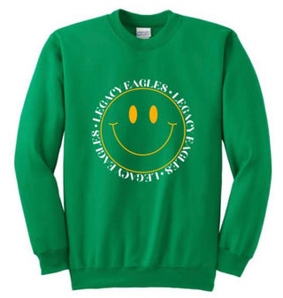 SMILEY CLOVER CREWNECK